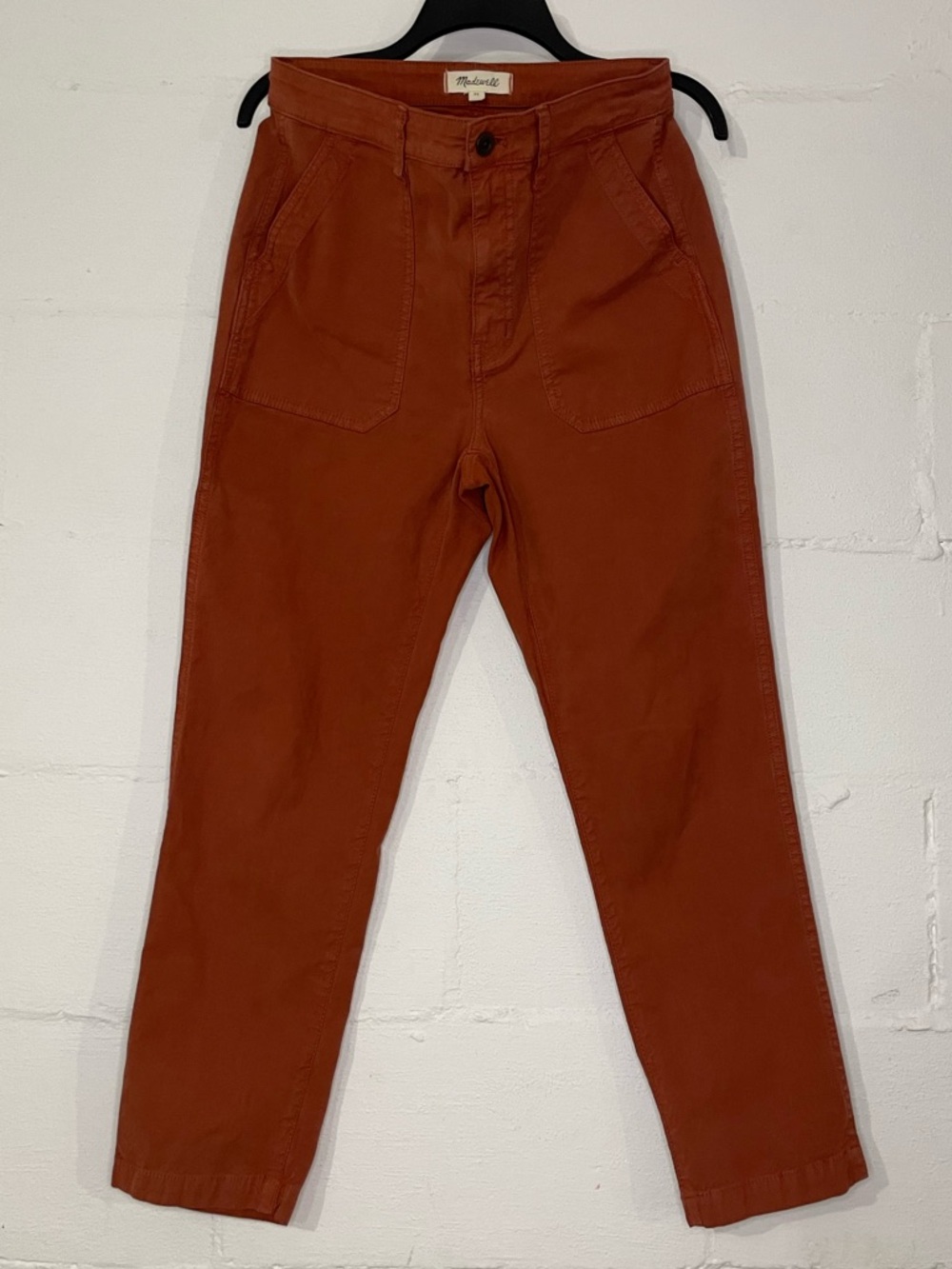 Madewell Rust Orange Men's Casual Chinos